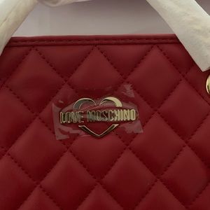 Love Moschino Quilted Shoulder Eco Leather Bag